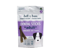 Oodles Of Paws Bell and Bone Dental Stick Kangaroo Mint and Turmeric Large Front