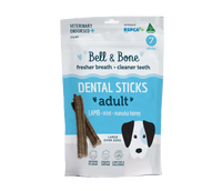 Oodles Of Paws Bell and Bone Dental Stick Lamb Mint Manuka Honey Large Front