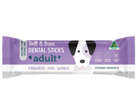 Pick N Mix Dog Dental Sticks Dem image 1ntal chews Kangaroo Mint Tumeric